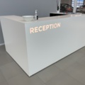 869056-1 Reception desk with adjustable desk
