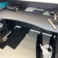 869056-5 Reception desk with adjustable desk