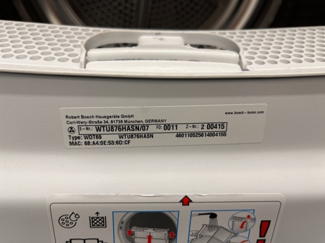 869078-7 Washing column Bosch Series 6