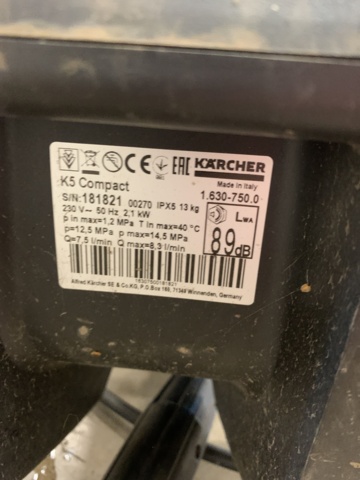 990909-7 High pressure washer Kärcher K5 Compact