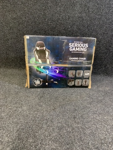 990622-3 Gaming chair Mission SG Pegasus Black/White