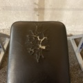991210-5 Bench press with stand and weights