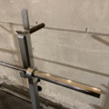 991210-8 Bench press with stand and weights