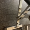 991210-9 Bench press with stand and weights