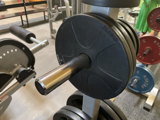 991210-14 Bench press with stand and weights