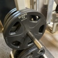 991210-17 Bench press with stand and weights