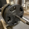 991210-18 Bench press with stand and weights