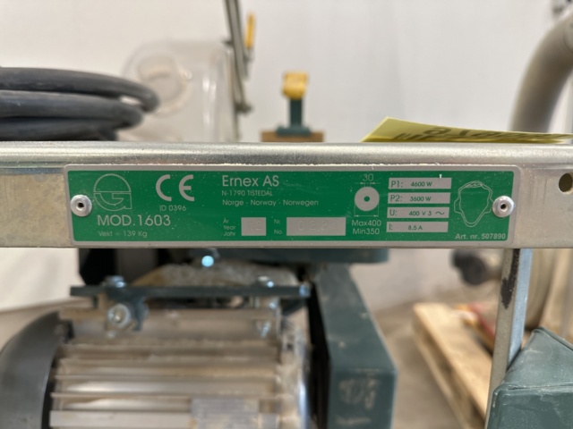 979597-5 Construction saw Ernex with extraction and material support