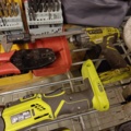 888055-10 Ryobi power tool kit and hand tools