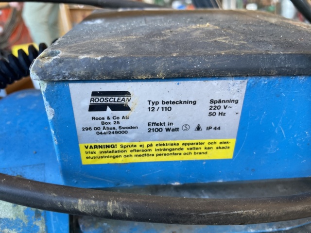 985636-5 Roosclean high pressure washer