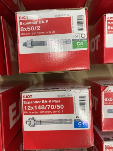 994018-10 Assortment of Concrete Screw & Metal Expander