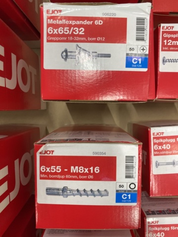 994018-13 Assortment of Concrete Screw & Metal Expander