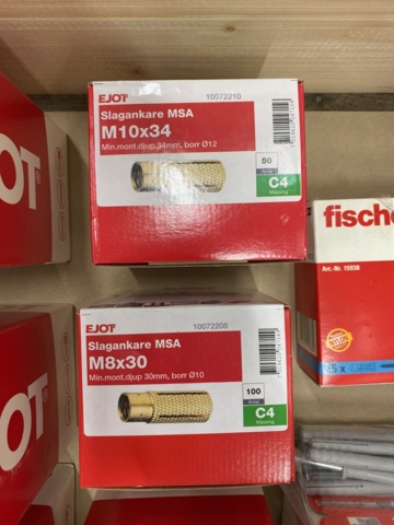 994018-15 Assortment of Concrete Screw & Metal Expander