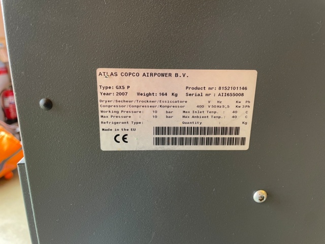 989968-4 Compressor Atlas Copco GX5