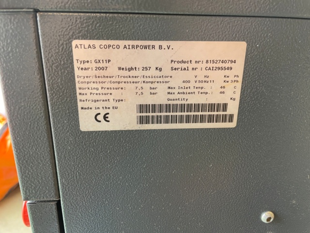 989969-3 Compressor Atlas Copco GX11