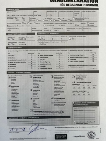 994150-22 Peugeot 108 5-door 1.0 VTi - 2021