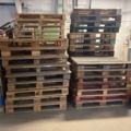 980365-1 Pallets, approx. 45 pieces and 24 pallet collars