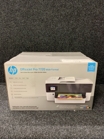 994597-3 Multifunction Printer HP OfficeJet Pro 7720 Wide Format All-in-One Color Inkjet Printer A3 HP