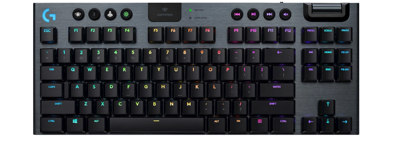 Wireless gaming keyboard Logitech G915 TKL Tenkeyless LIGHTSPEED ...