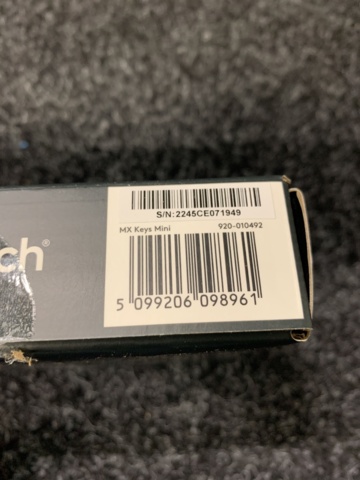 994928-3 Keyboard Logitech MX Keys Mini - GRAPHITE.