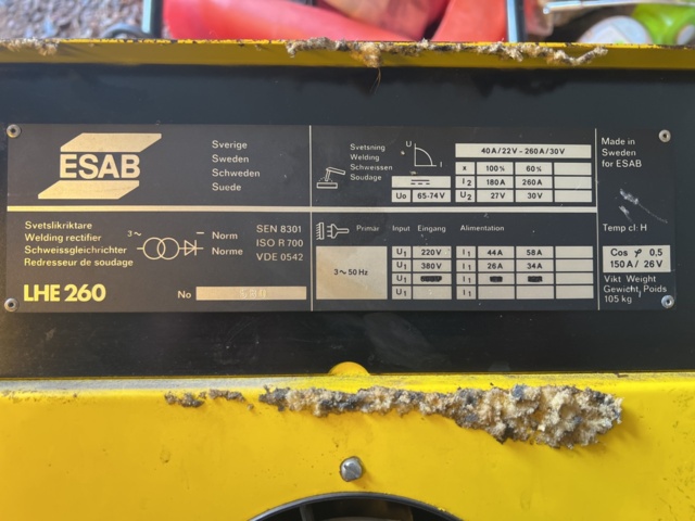 897157-4 Stick welding Esab LHE 260