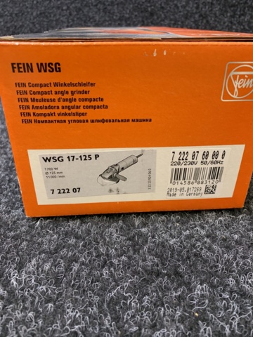 995251-4 Angle grinder Fein WSG 17-125 P