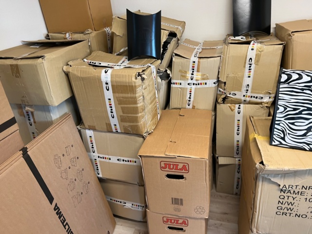 953418-7 Parti Presentkartong planoval svart m.m (ca4750st)