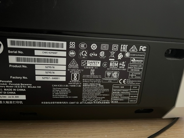 985139-5 Large format printer HP DesignJet T125