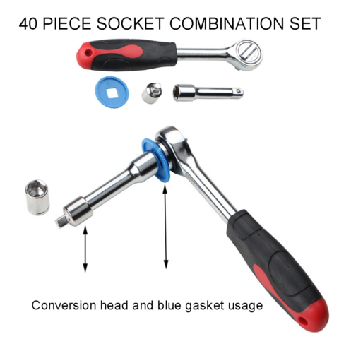 995516-6 Socket wrench set 40 parts