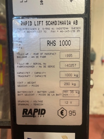 984243-5 Rail stacker Rapid