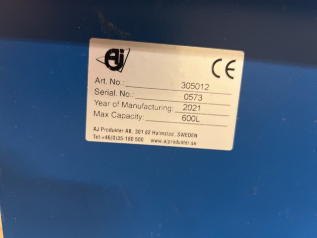 985298-4 Tipper container AJ 600L and trailer