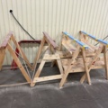 985299-2 Saw bench, cutting rail, work stands and building center