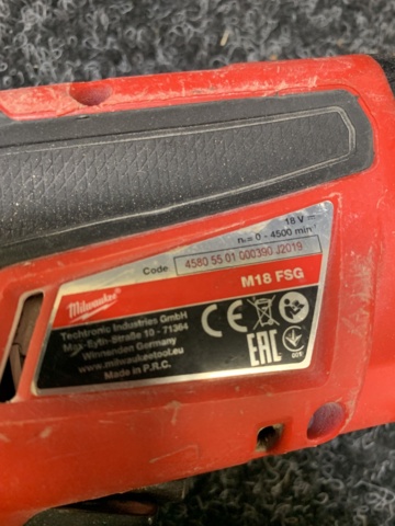 995758-3 Plaster screwdriver M18 FSG & Impact screwdriver M18 FID2 Milwaukee