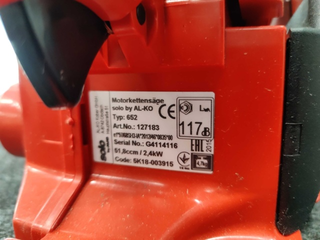 995773-8 Chainsaw Al-Ko Solo 652