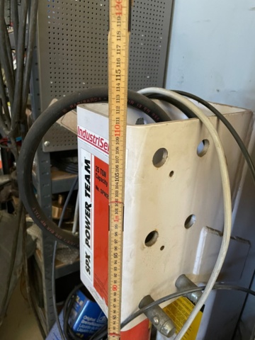 991232-7 Hydraulic Press SPX Power Team, capacity 25 tons