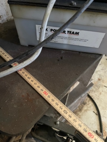 991232-12 Hydraulic Press SPX Power Team, capacity 25 tons