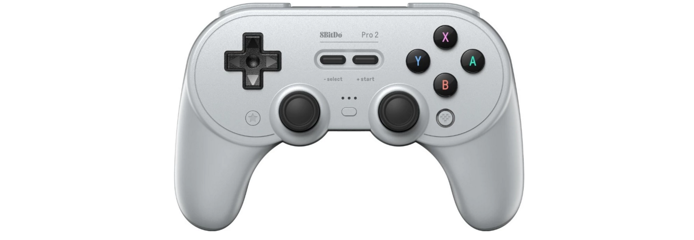 2 Bluetooth game controllers Pro2 Gamepad Gray Edition - PS Auction ...