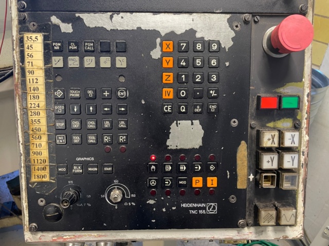 991235-36 Mill Tos FGS 40 NC BT50 1800rpm - 1985