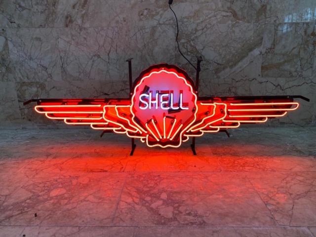 New Shell neon sign - PS Auction - We value the future - Largest in net ...