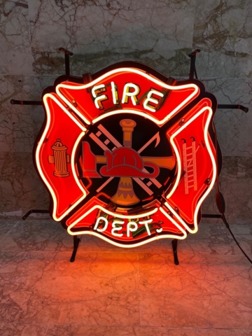 996889-1 New neon sign Fire Dept