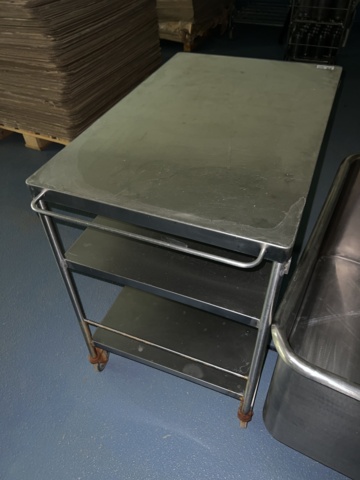 980899-2 Stainless steel trolley and tub