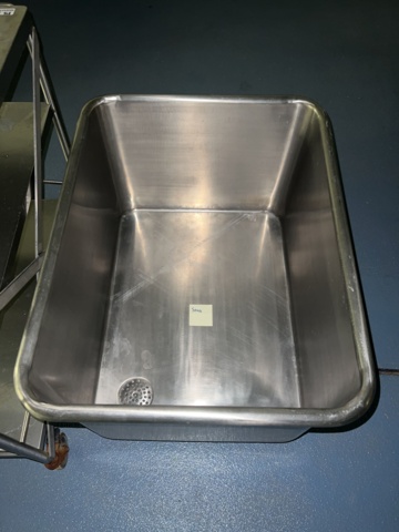 980899-3 Stainless steel trolley and tub