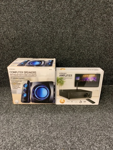 1000811-3 1 speaker system Andersson & 1 amplifier Andersson