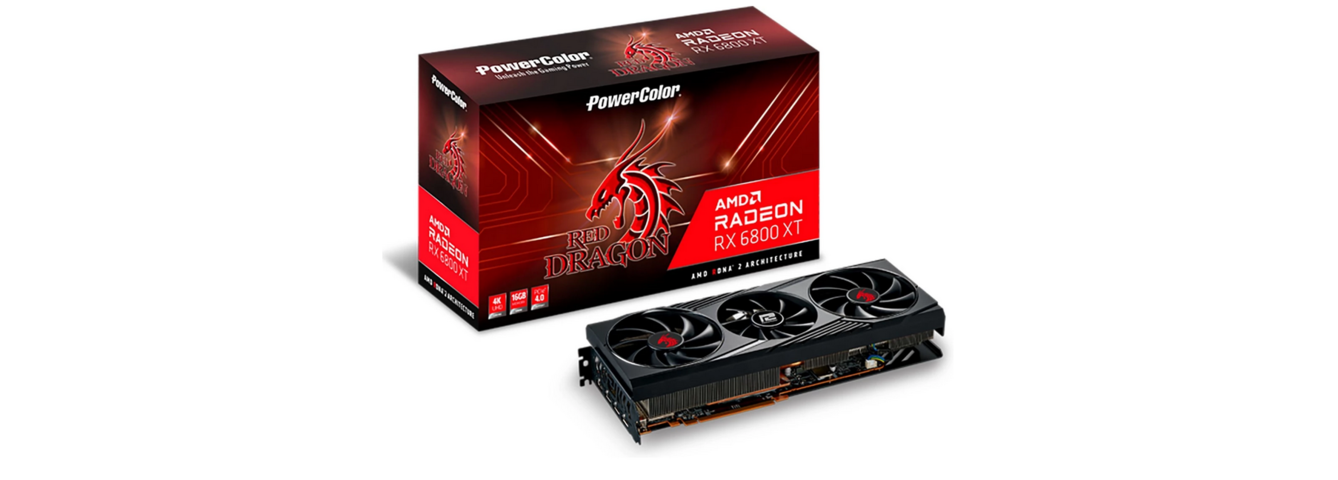 994689-2 Grafikkort Powercolor Radeon RX 6800 XT 16GB Red Dragon