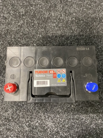 1001414-3 Car battery Tudor Technica TB451 45Ah