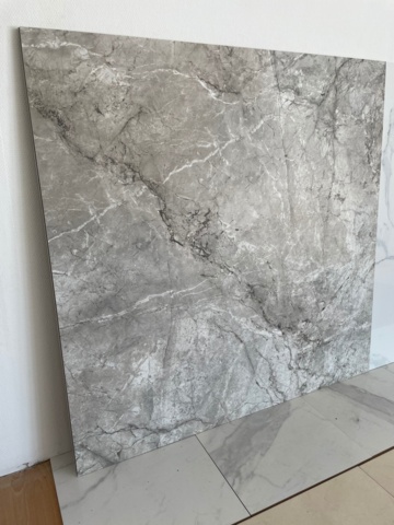 996939-2 Granite ceramic 120×120cm gray marbled - 57 sq.m