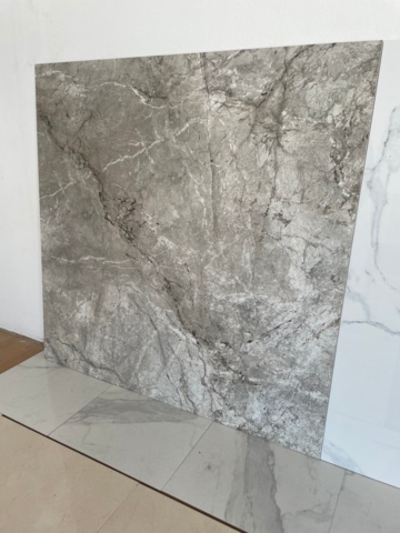 996939-3 Granite ceramic 120×120cm gray marbled - 57 sq.m