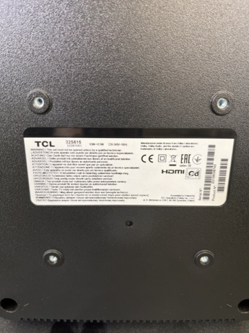 921572-7 TV/monitors, 3 pcs (Samsung and TCL)