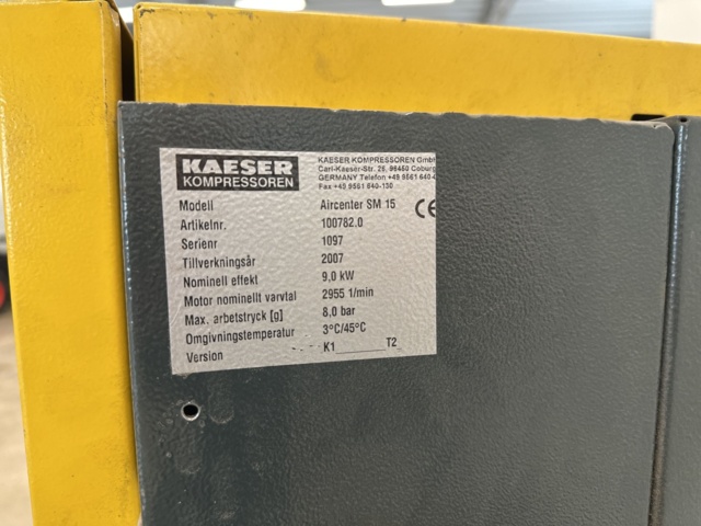 979609-4 Screw compressor Kaeser Aircenter SM15