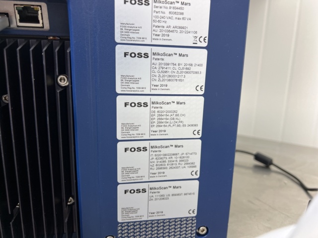 980854-6 Analyzer Foss MilkoScan -2019